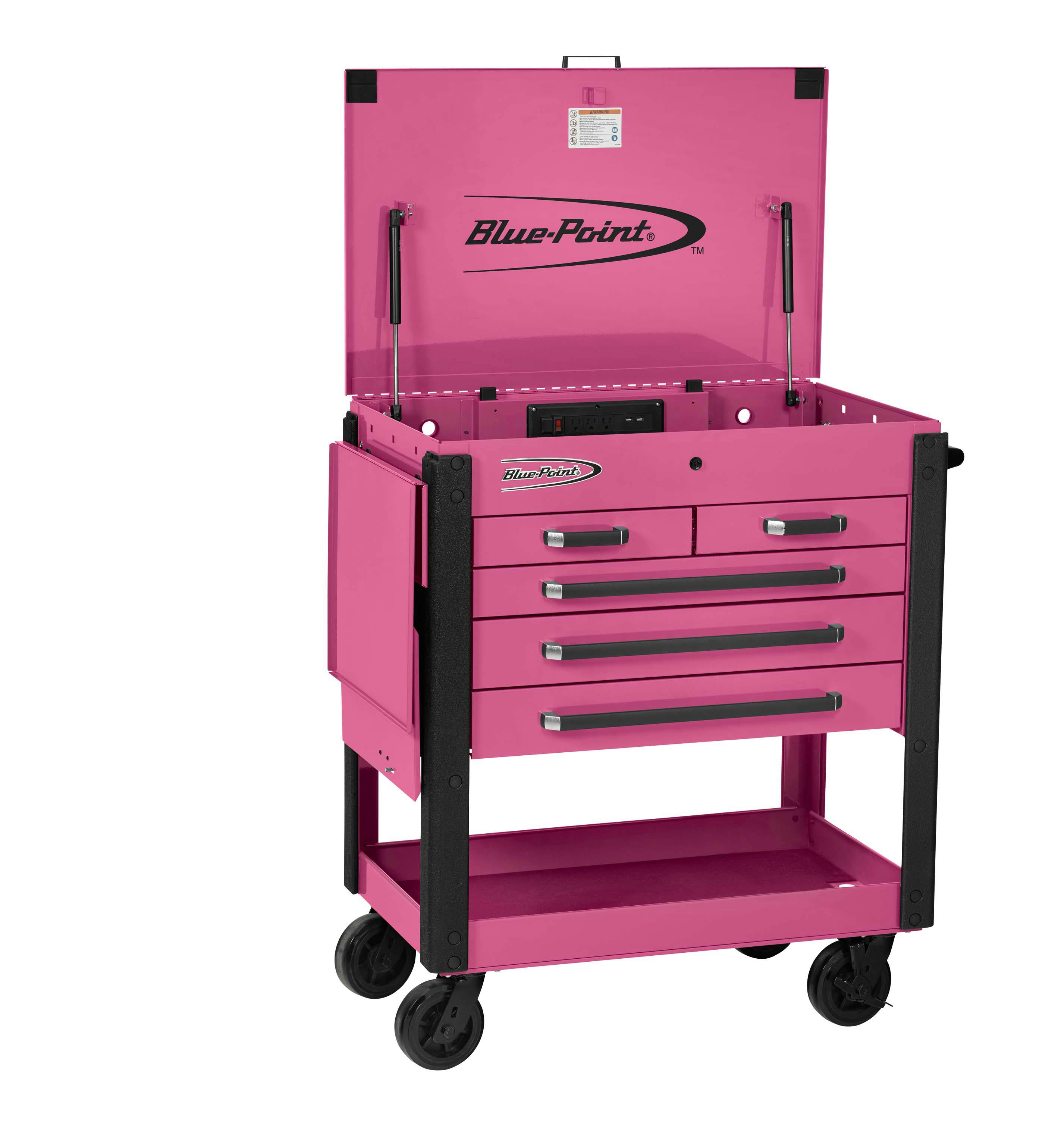 35 Five-Drawer Cart, Pink (Blue-Point®) - Snap-on Industrial