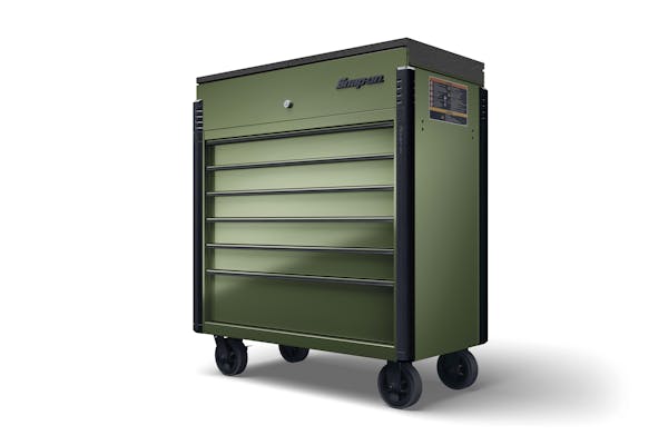 40 Sliding Lid Eight-Drawer Bed Liner Shop Cart (Combat Green with Black  Trim and Blackout Details), KRSC430APZR7