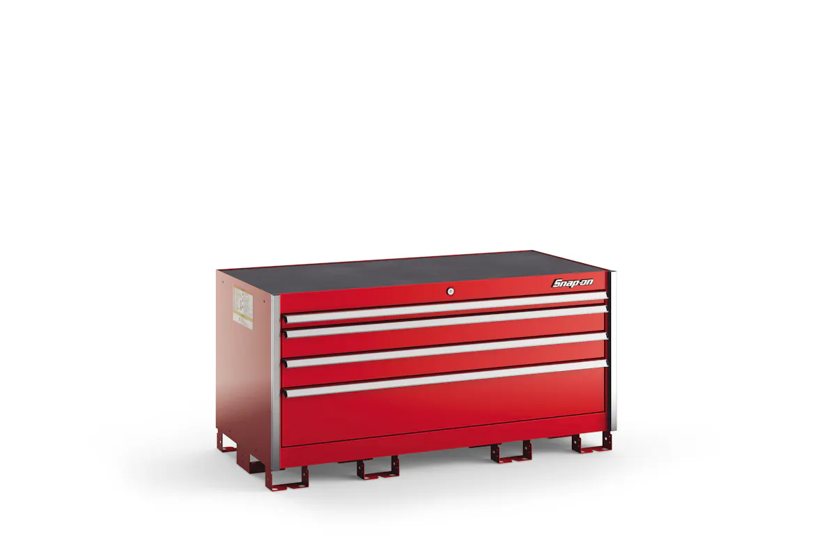 STAT D.WIDE DESK-RED