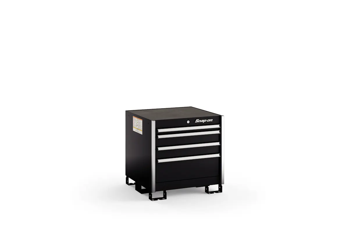 STATIONARY DESK-BLACK