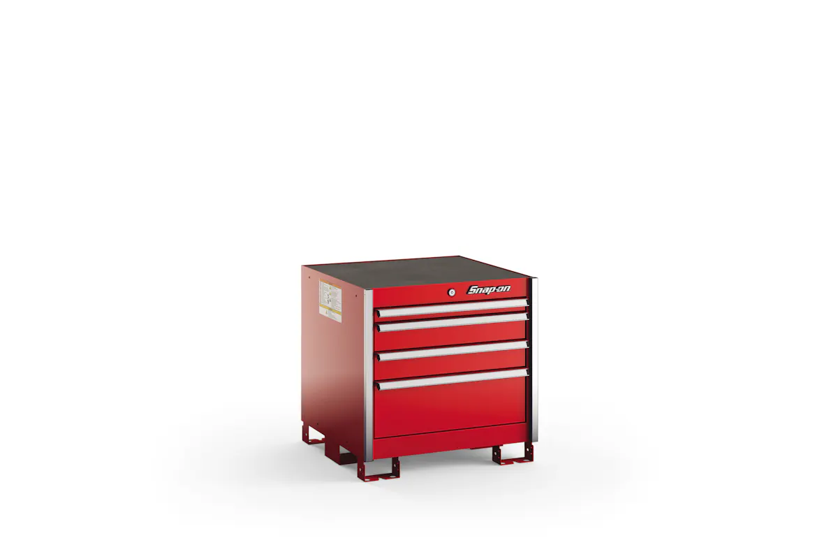STATIONARY DESK-RED