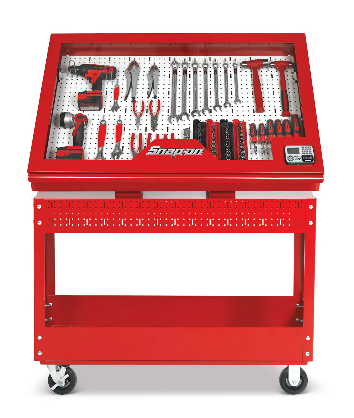 34 KEYLESS 5S BOX W/STAND RED