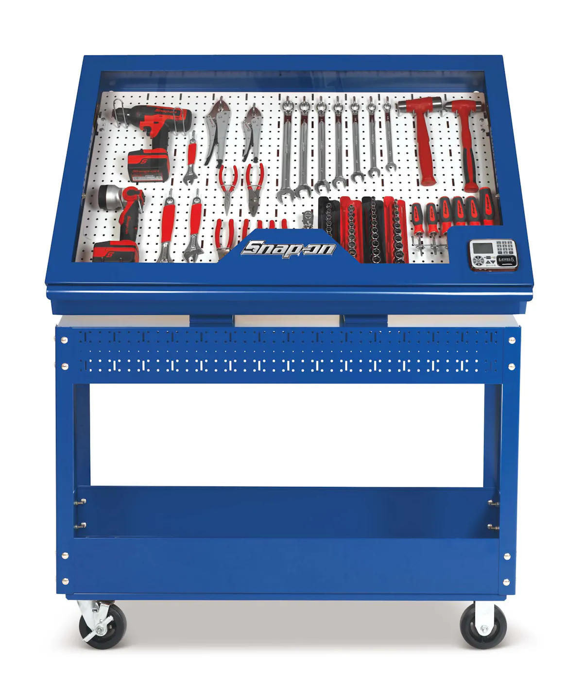 34 KEYLESS 5S BOX W/STAND BLU