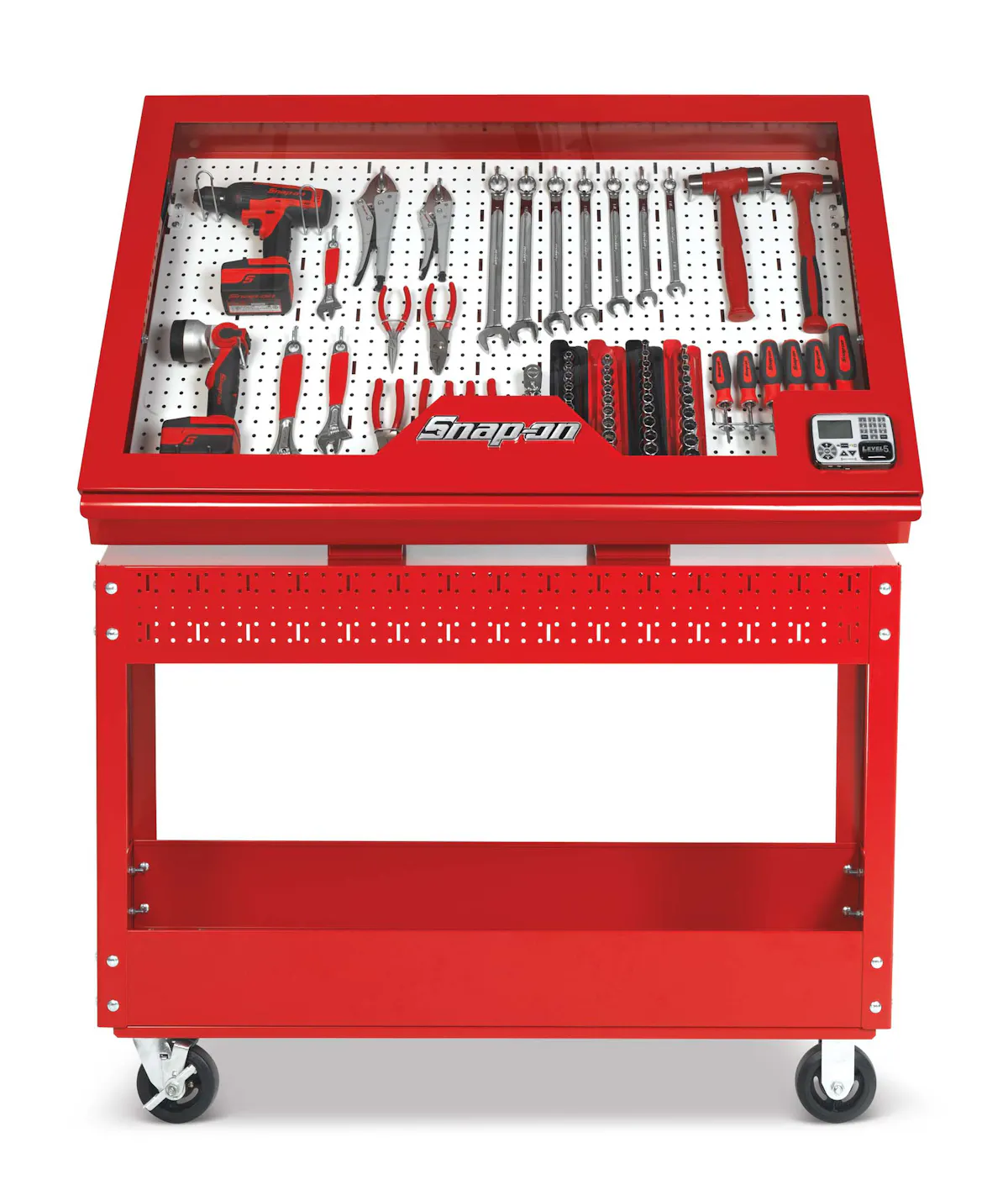 49 KEYLESS 5S BOX W/STAND RED