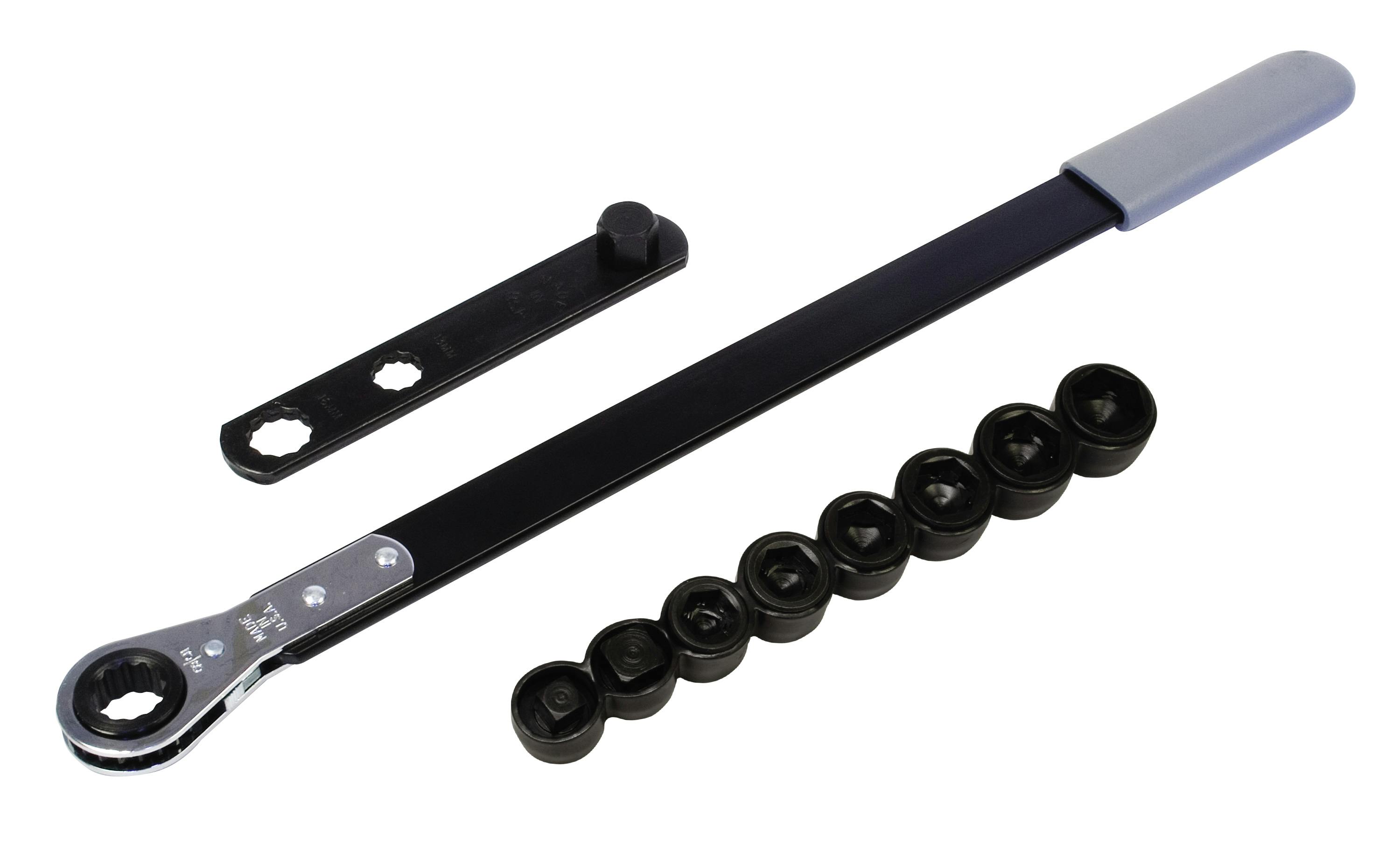 Kastar 5344 3 Piece Universal Ratcheting Serpentine Belt Wrench Set