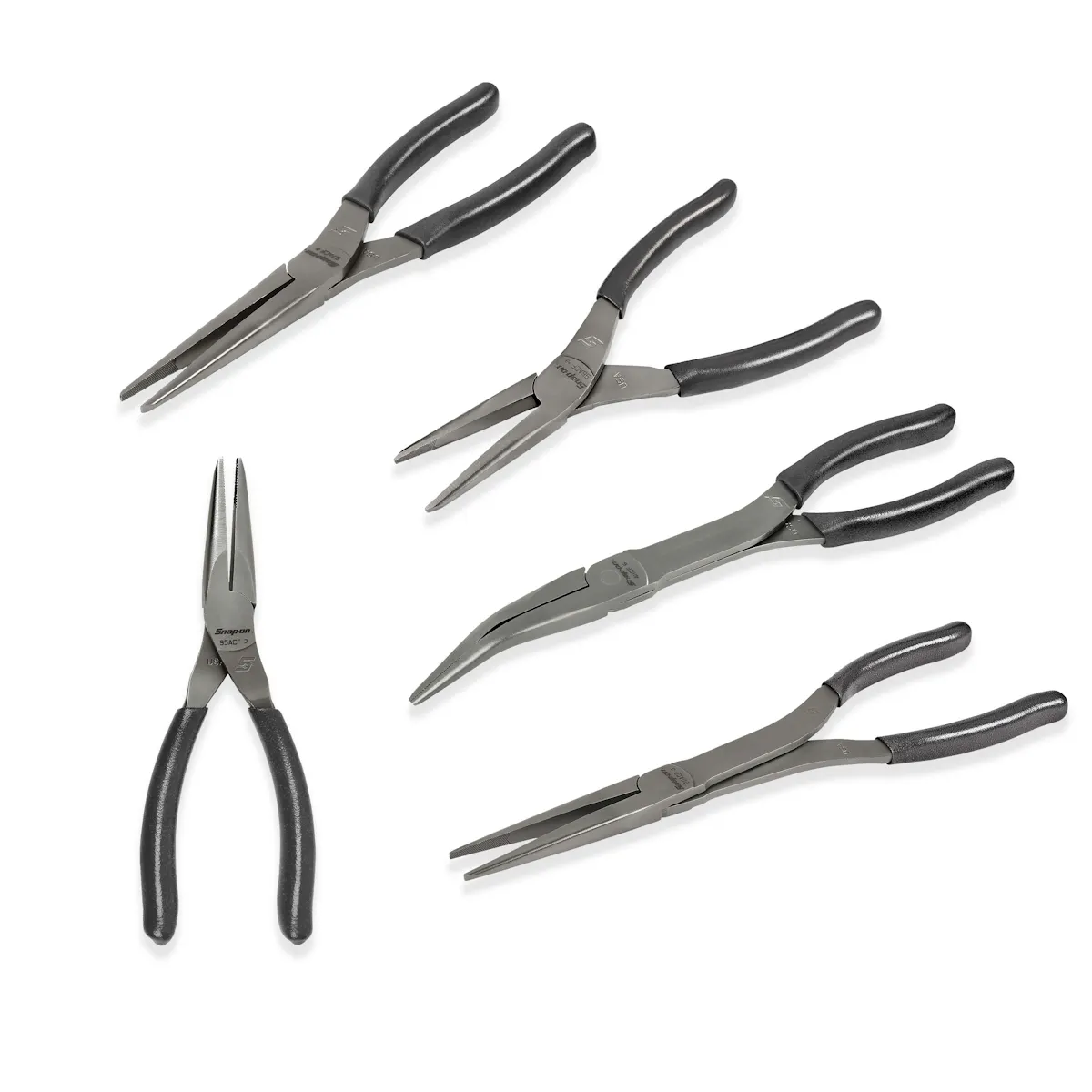 5PC LONG NOSE PLIERS SET DK TI