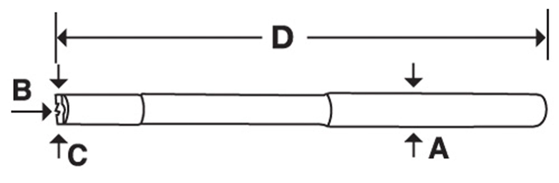 Flat Tip .032 x 9/32
