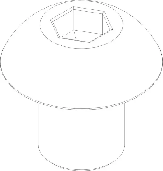BUTTON HEAD CAP SCREW