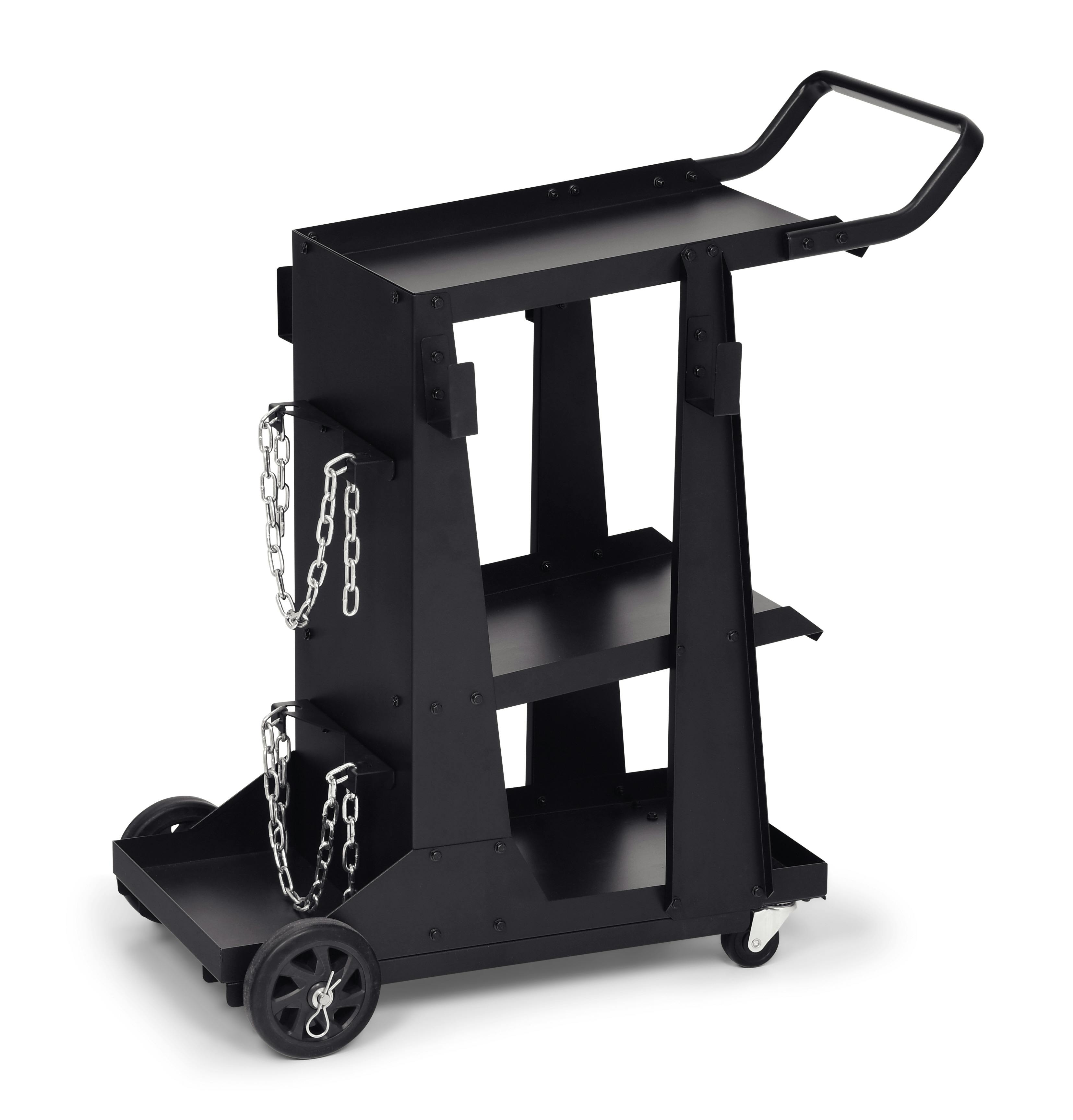 Welding/Plasma Cart with Single Tank Storage (Black) - Snap-on