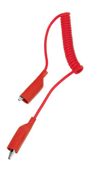 4FT RED COILED LEAD