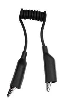 18IN BLACK COILED LEAD