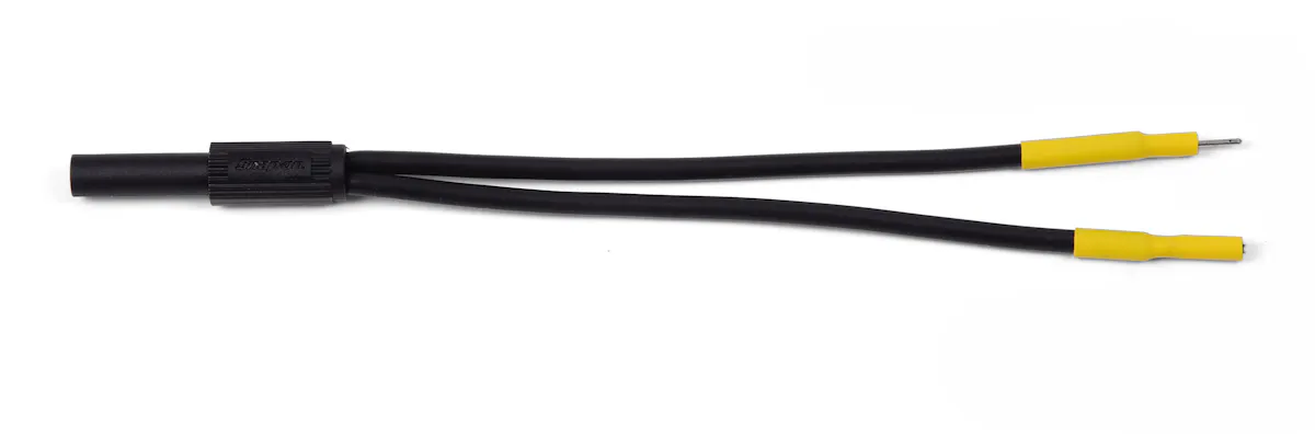 BLACK Y TERMINAL ROUND MICRO 1