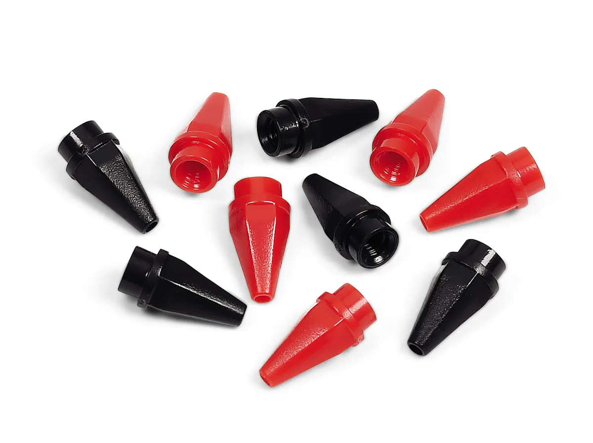 SCREW ON SAFETY TIP 5RED 5 BLK