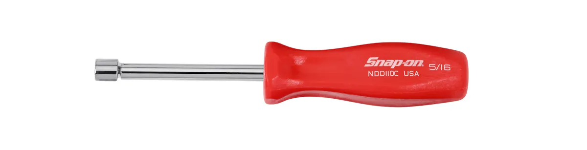 NUTDRIVER SAE 5/16IN RED