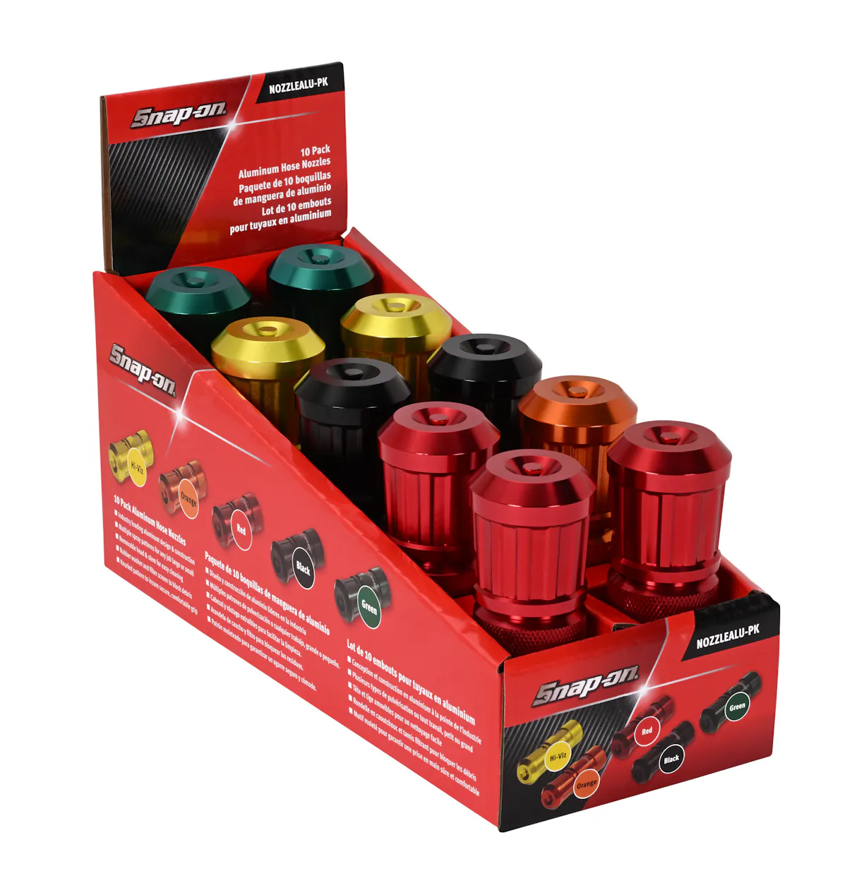 10 PACK ALUMINUM NOZZLES