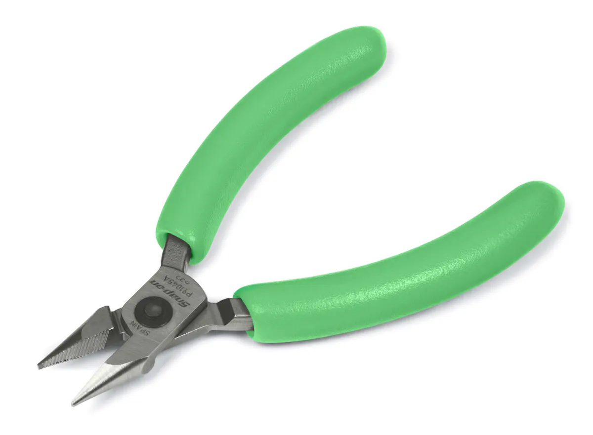 4.5IN SNIPE NOSE PLIERS GRN