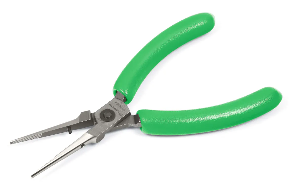 5.5IN NEEDLE NOSE PLIERS GRN