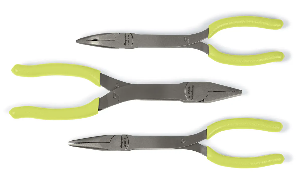 3PC LONG NOSE PLIERS SET HIVIZ