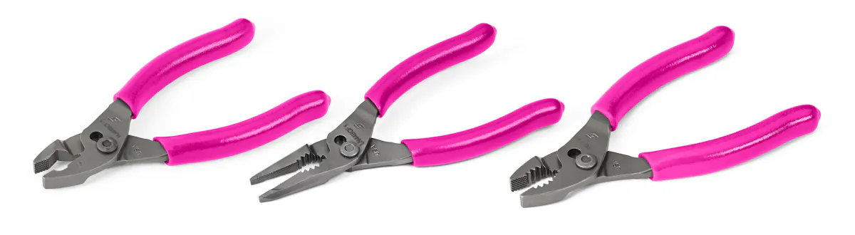 3PC SLIP JOINT SET ELEC PINK