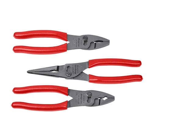 3 pc Talon Grip™ Slip-Joint Pliers Set (Red), PL347ACF