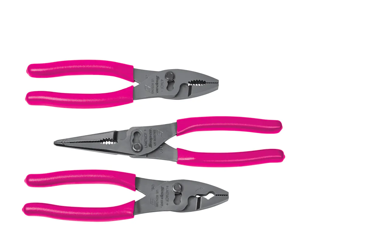 3PC SLIP JOINT SET ELEC PINK