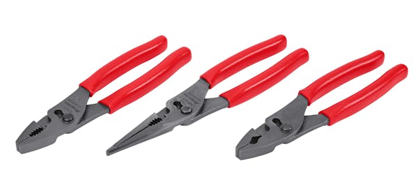 3 pc Talon Grip™ Slip-Joint Pliers Set (Red), PL347ACF