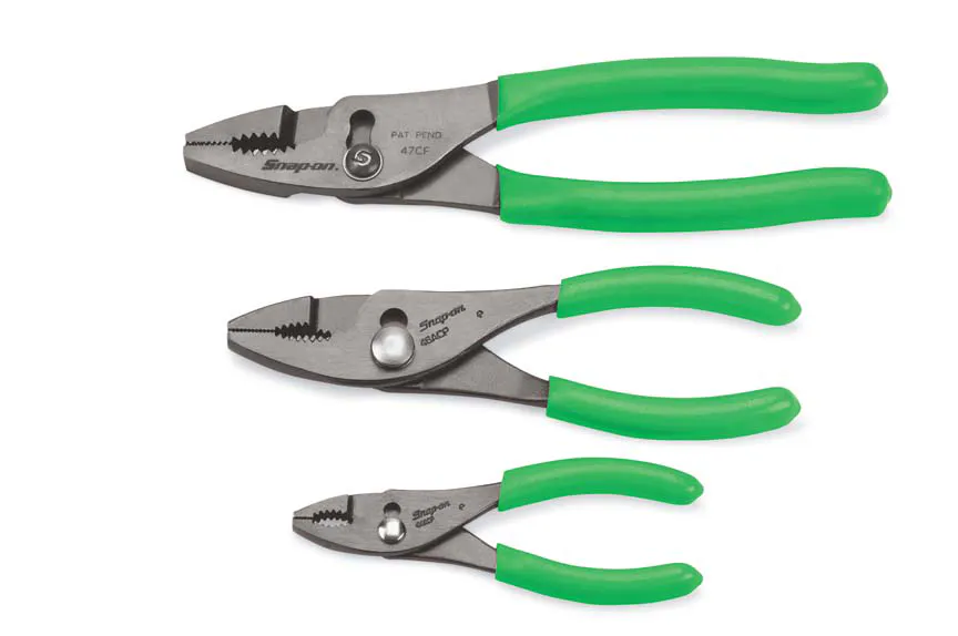 3PC PLIERS SET GREEN