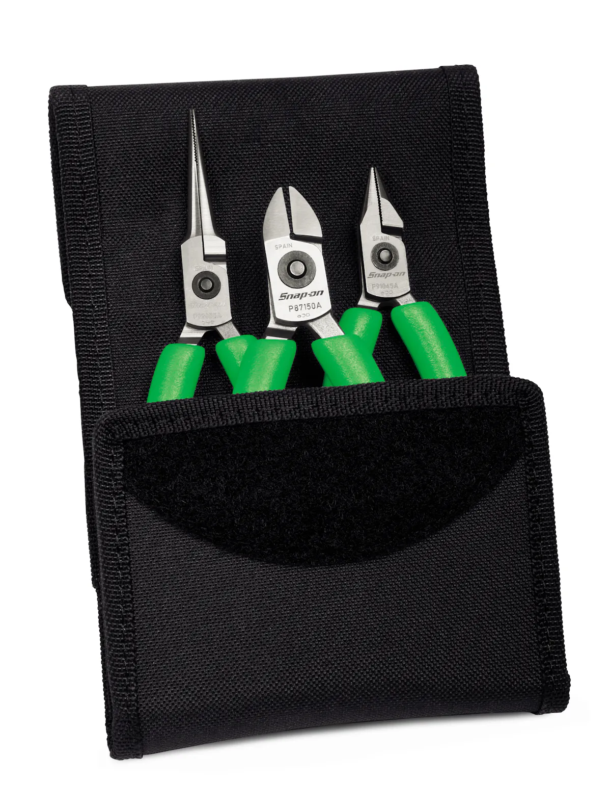 3PC PRECISION PLIERS SET GRN