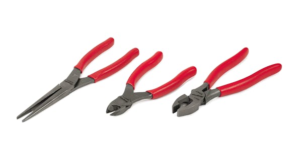 4 pc Pliers/Cutters Set (Red), PL400B