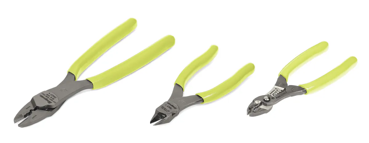 3PC WIRE SVC PLIERS SET HIVIS