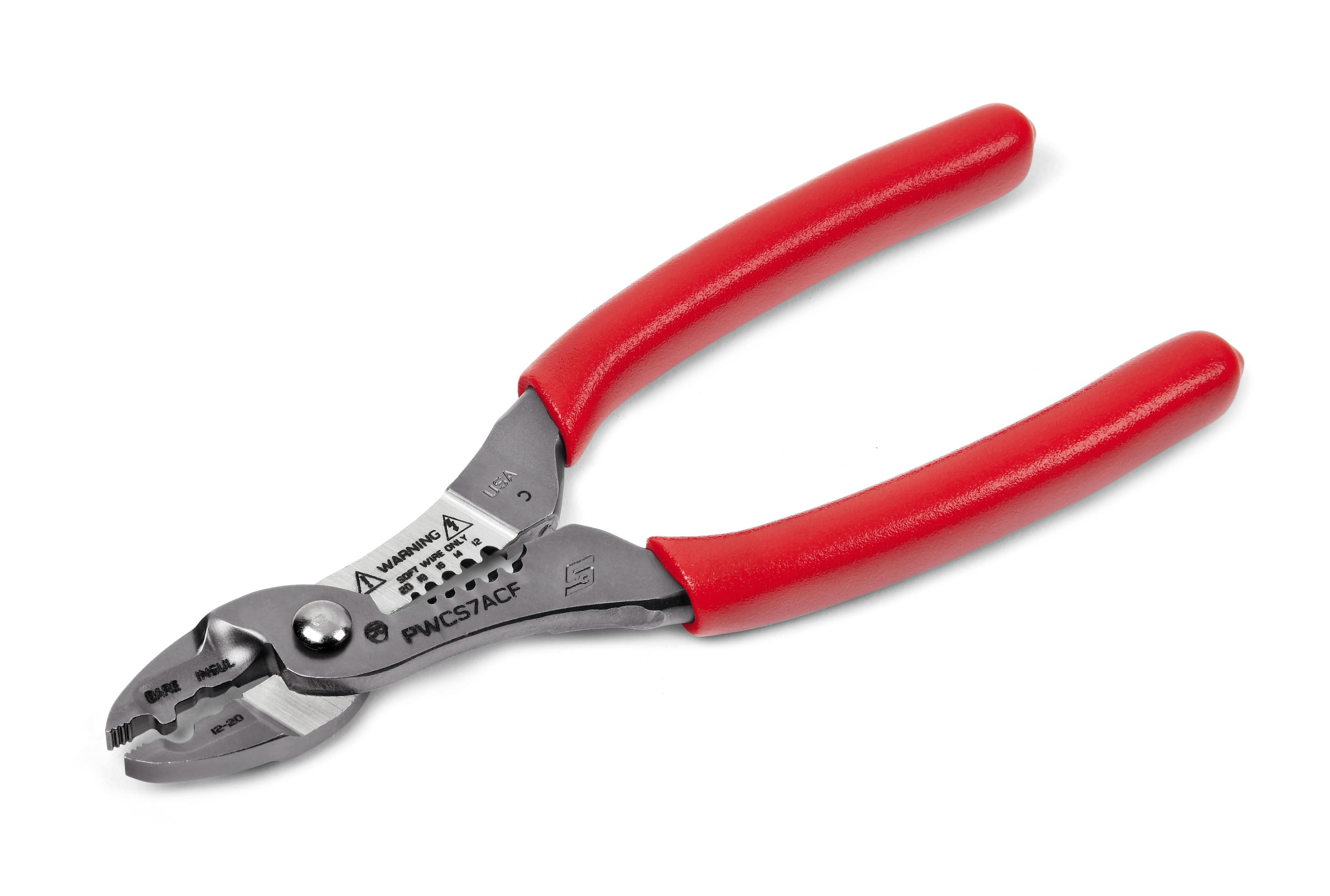 Details about   Snap-on Wire Cutter Orange Color Stripper And Crimper Pliers 