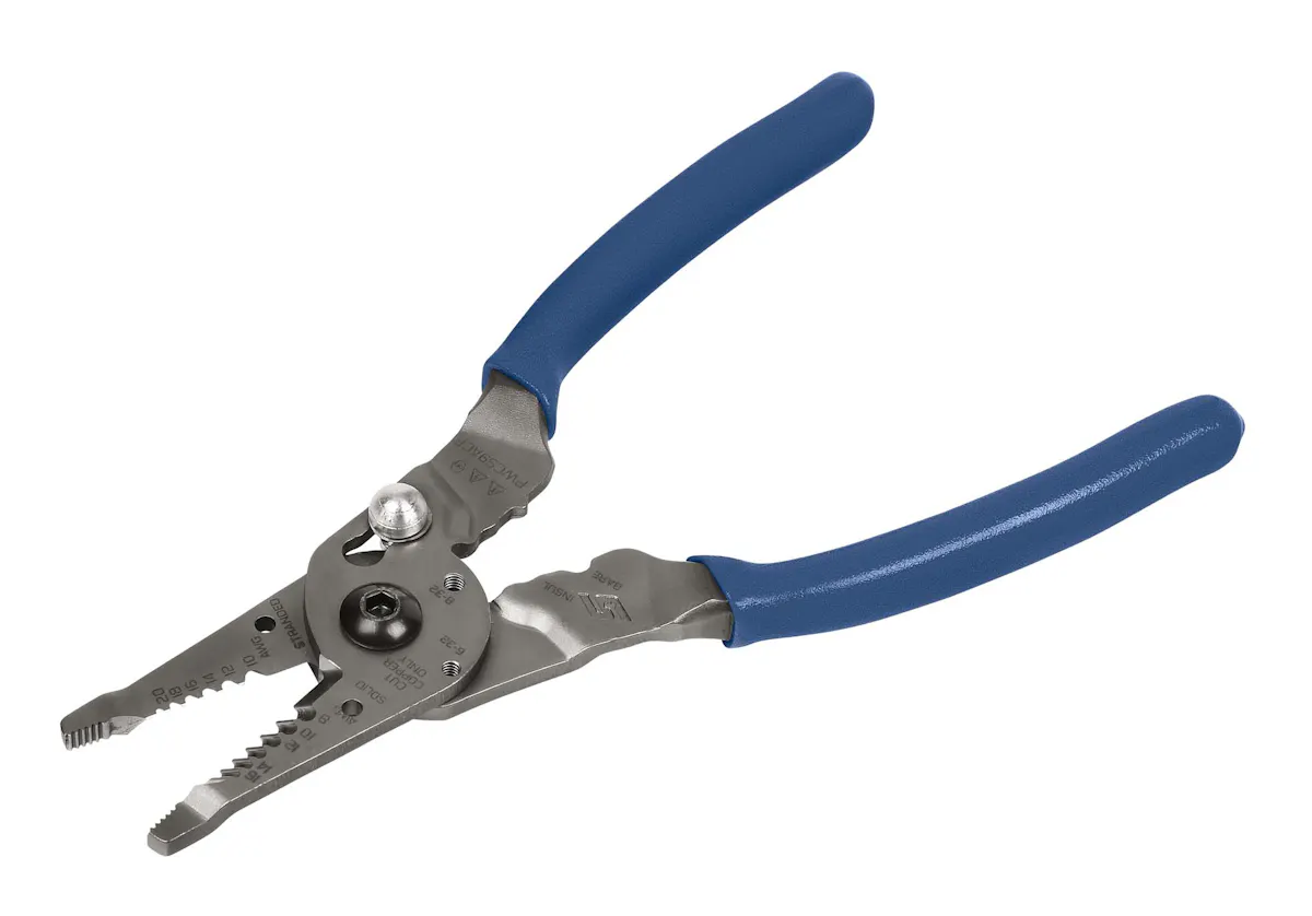 9IN STRIP CUTTER CRIMP PWR BLU