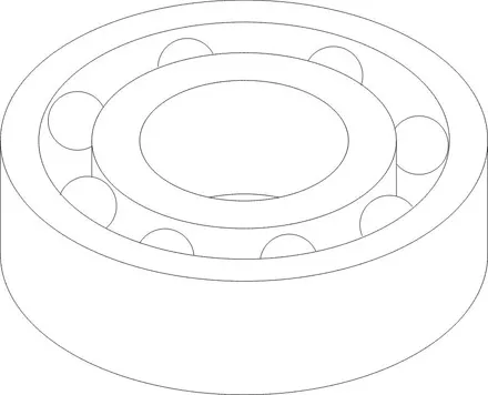 BEARING 6001 ONE SEAL