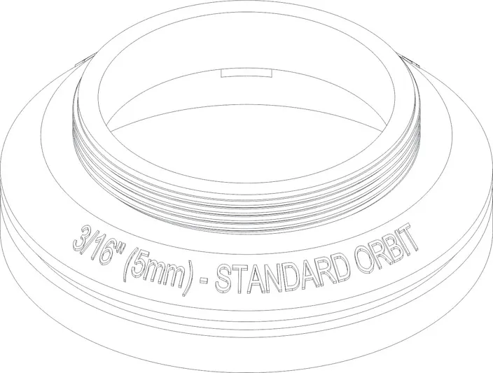 LOCK RING  STD ORBIT  BLACK