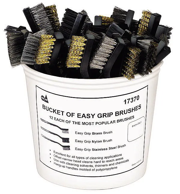 BCKT EASY GRIP BRSHES 36(12EA3