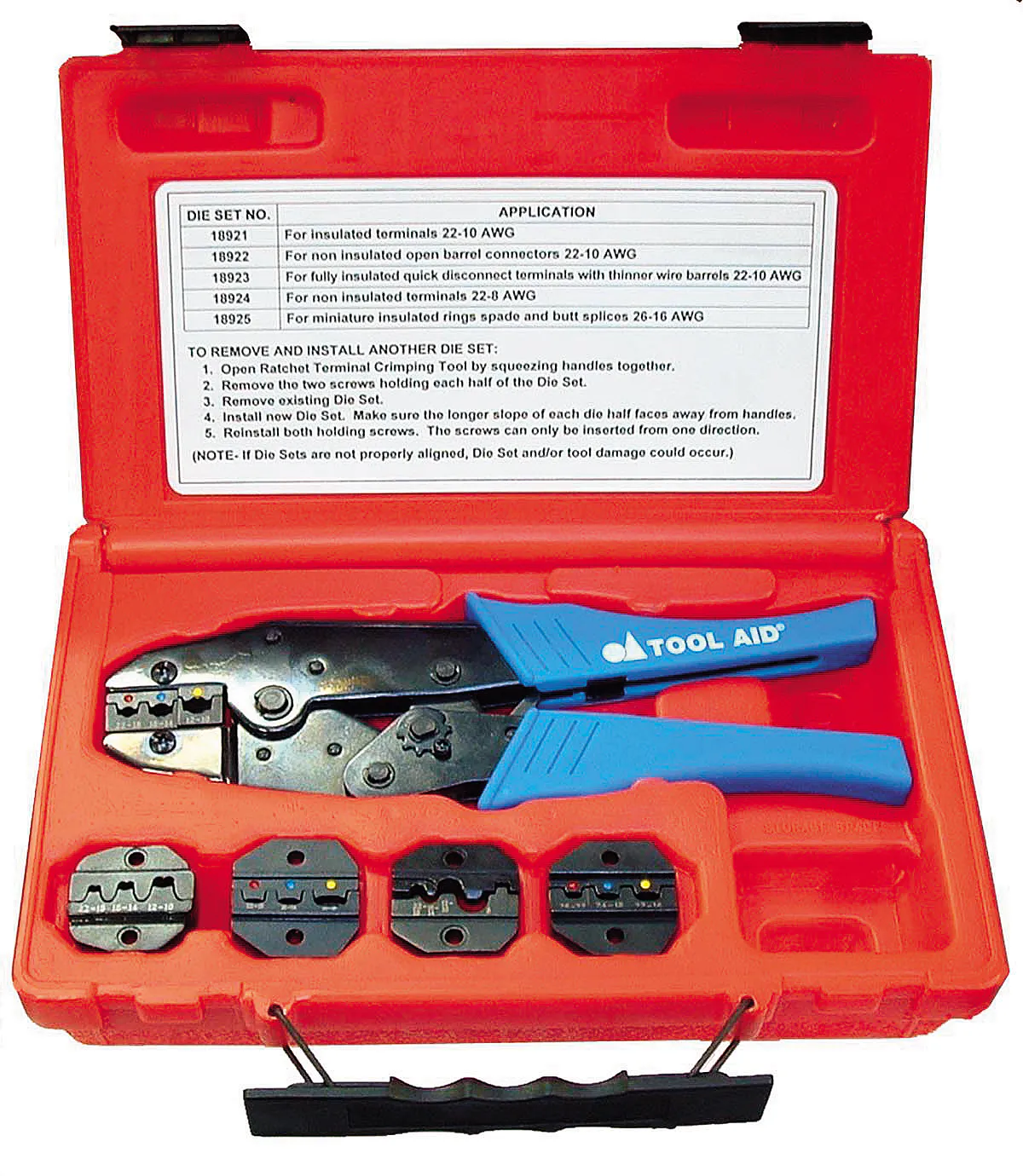 RATCHETING TERMINAL CRIMPNG KT
