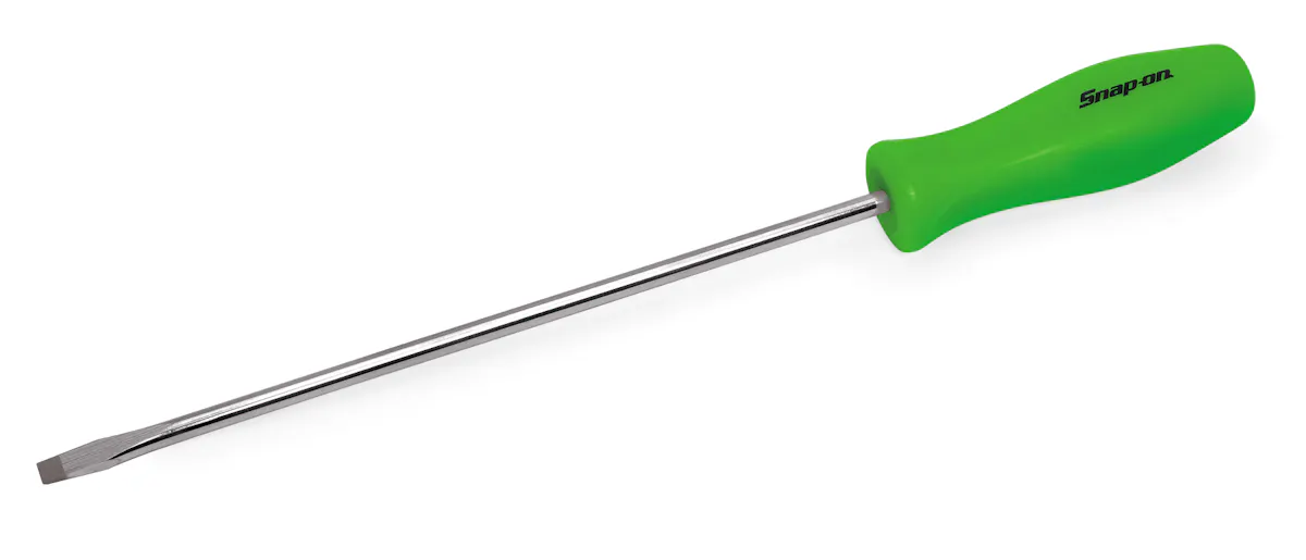 SCR DRV SLOTTED 10IN L GRN