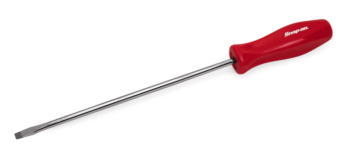 SCR DRV SLOTTED 10IN L RED