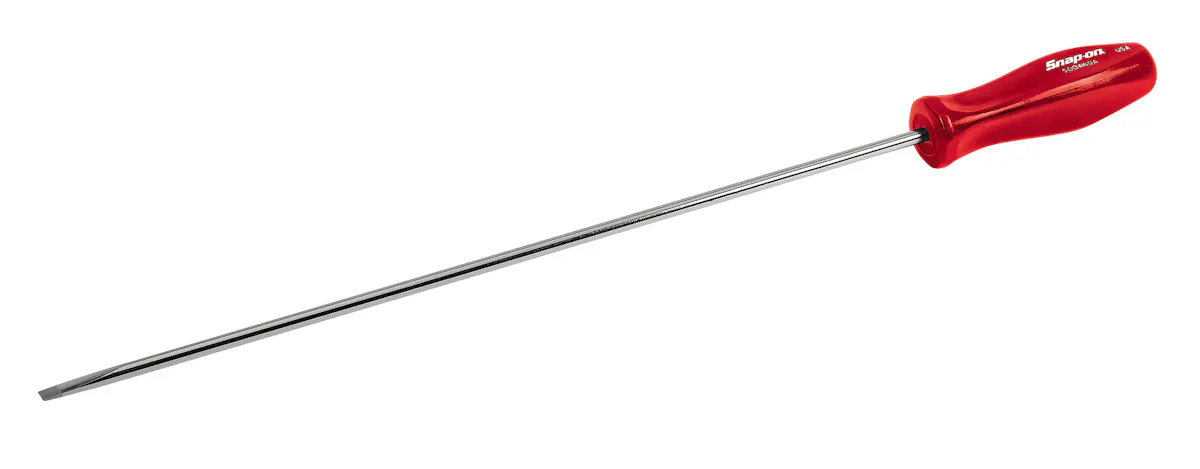 SCR DRV SLOTTED 16IN L RED