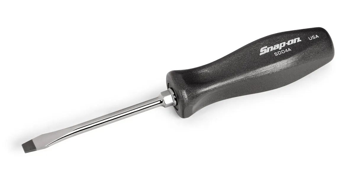 SCRW DRVR FLAT 4IN DK TITANIUM