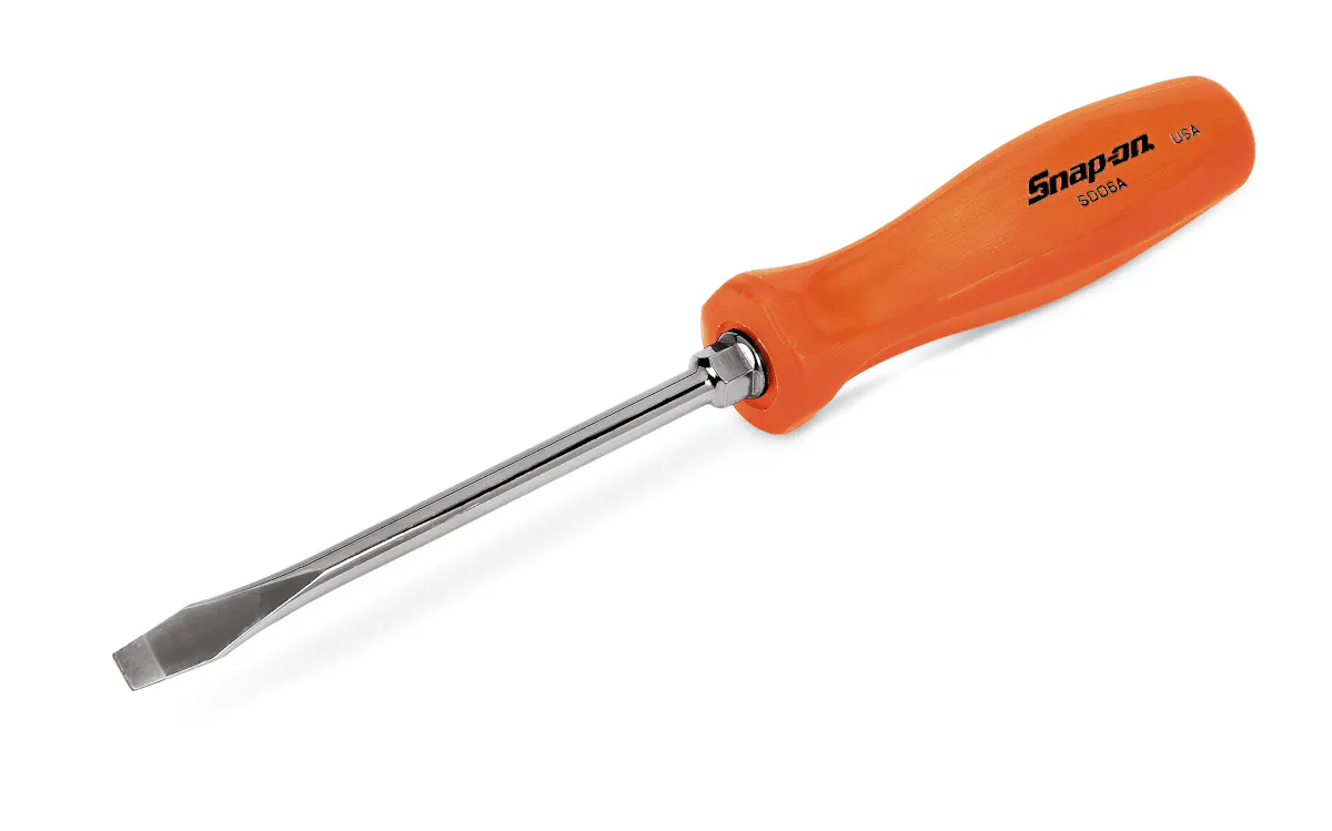 SCREWDRIVER FLAT 6IN ORG