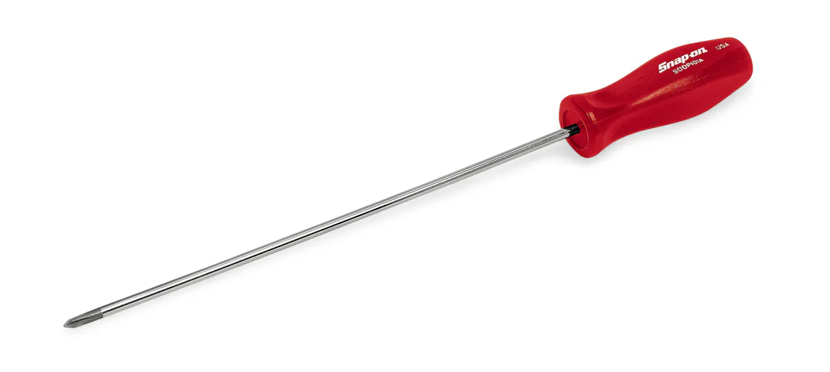 SCR DR NO1 PH 10IN L RED HDL