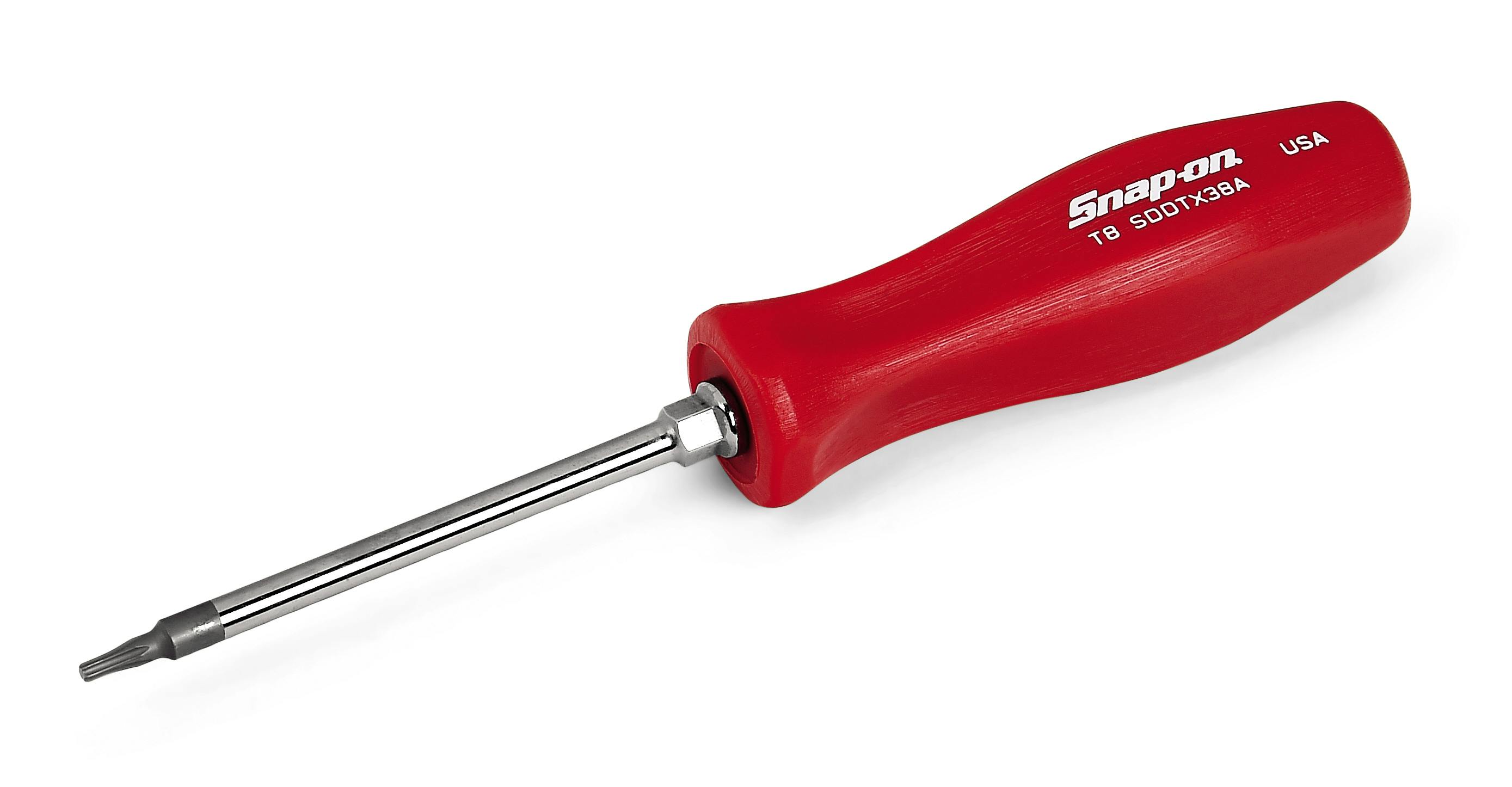 10WE517 90's USA製 RED HEAD トレバークカモ TORX® T10 Hard Handle Screwdriver (Red) - Snap-on Industrial