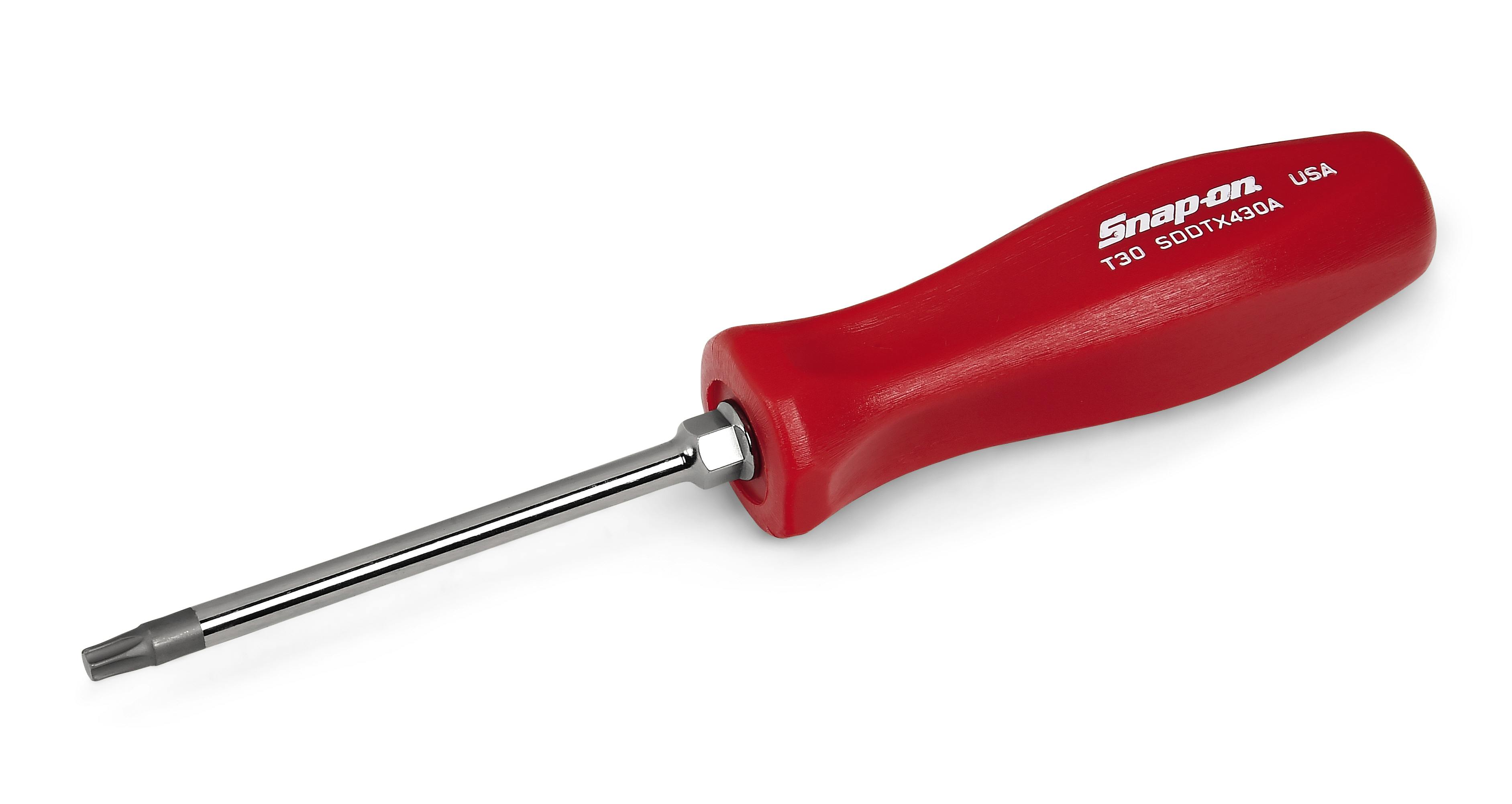 TORX® T10 Hard Handle Screwdriver (Red) - Snap-on Industrial