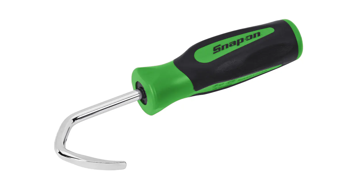RAD PICK, SHORT BENT WIDE GRN