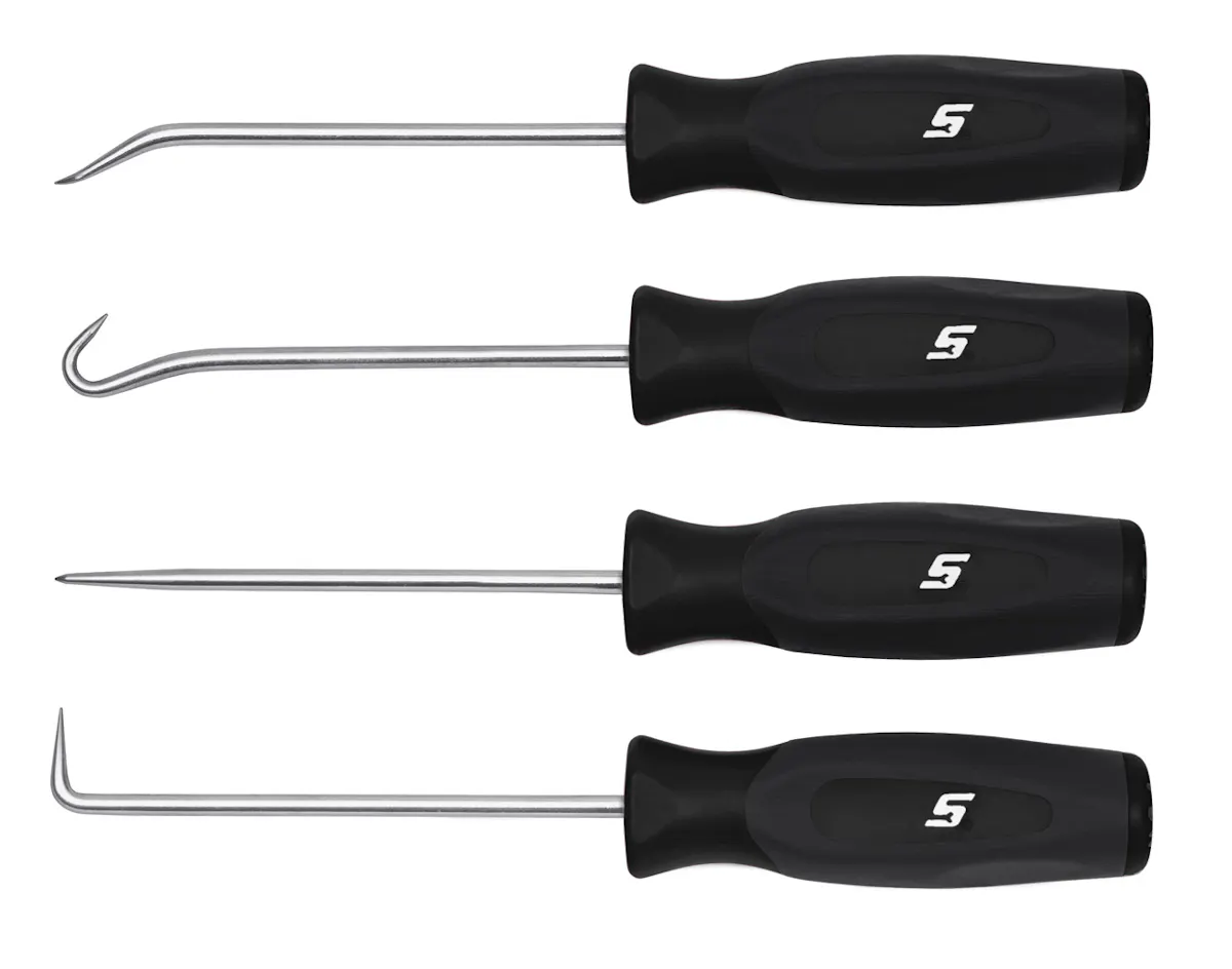 MINI PICK SET, 4PC BLACK