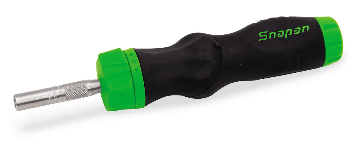 Snap-on SGDX40BG 4Pc Instinct Soft Grip Mini-Tip Combo Screwdriver Set Green