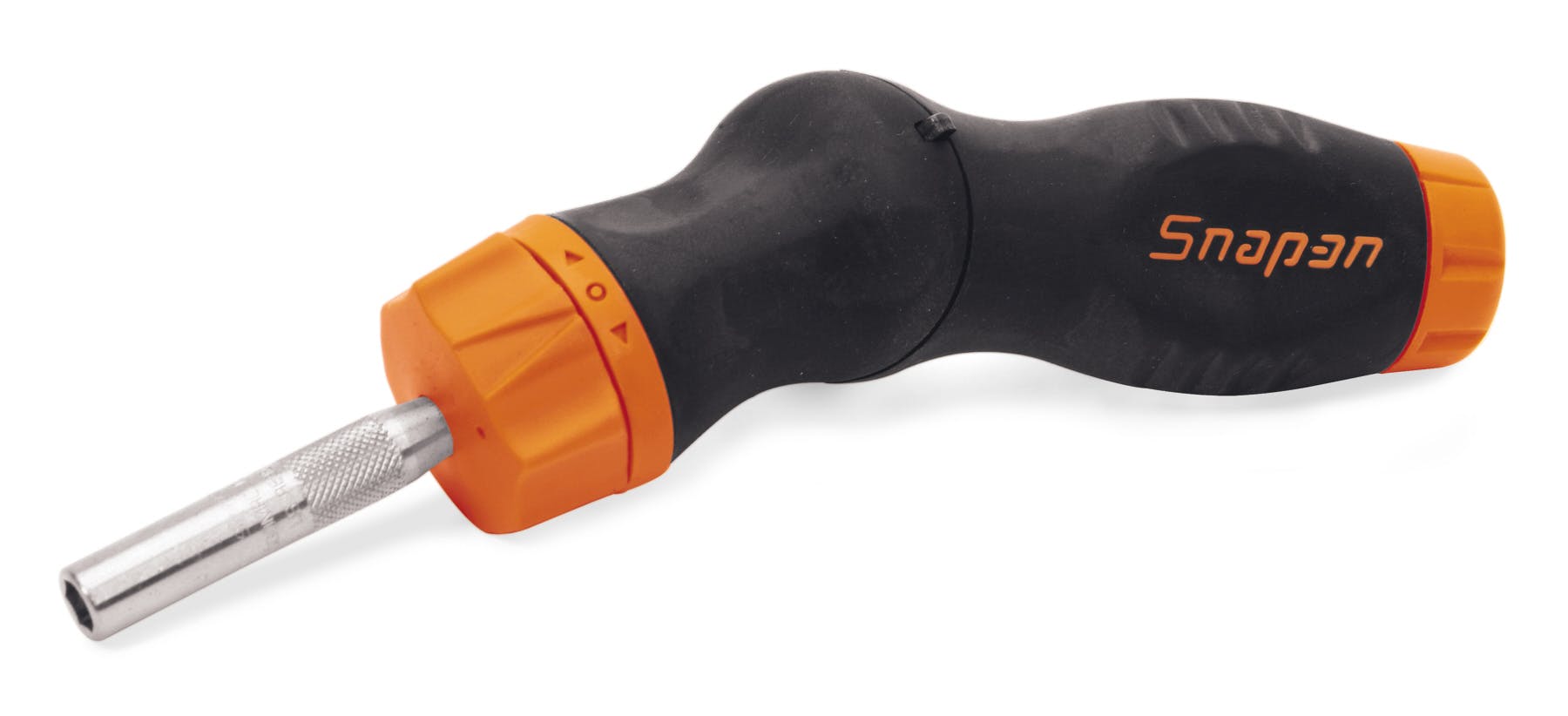 Ratcheting Five-Position Soft Grip Screwdriver (Orange)