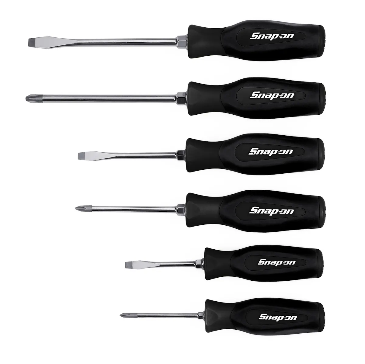 SCR DRV SET, 6PC COMBO BLK