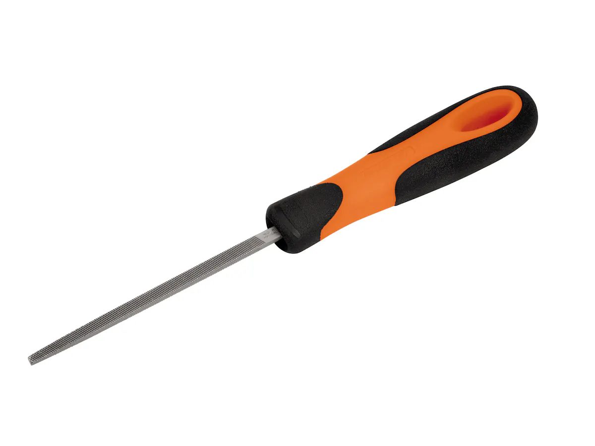 SQUARE FILE W ORANGE HANDLE